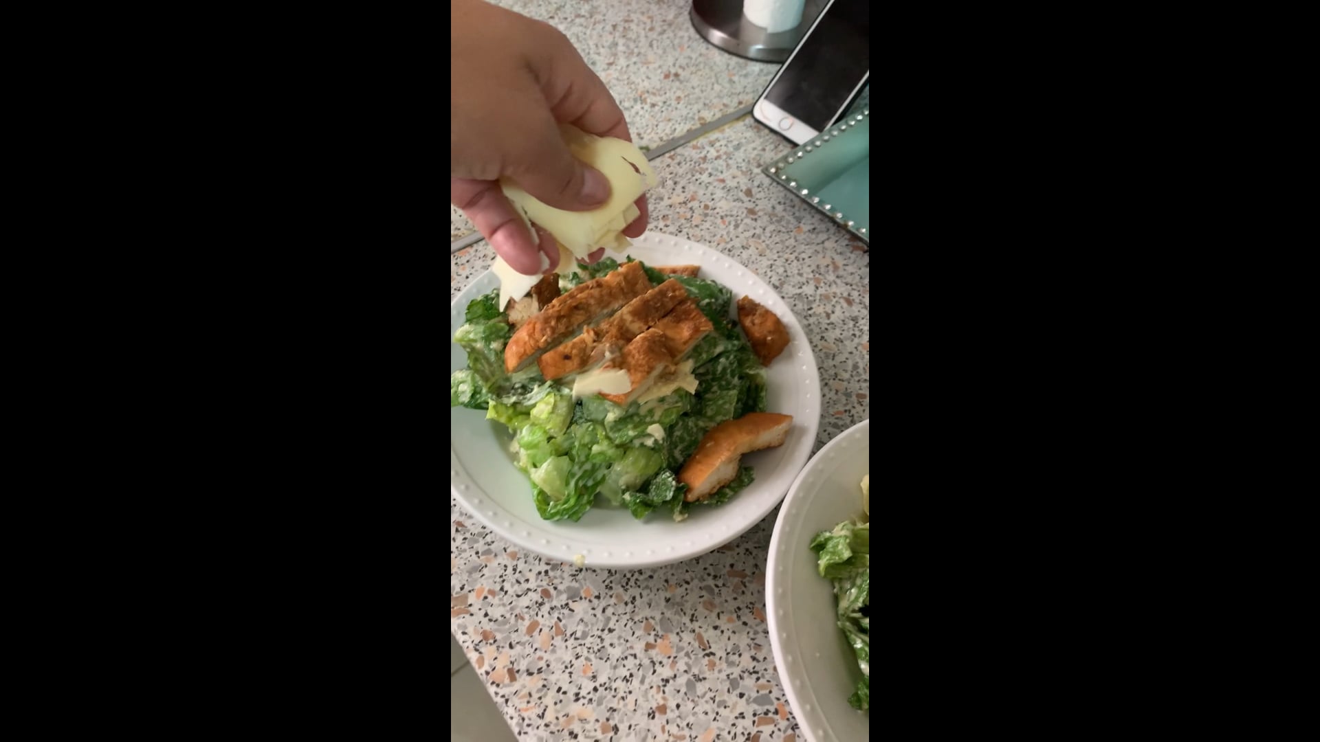 Extra parmesan on top