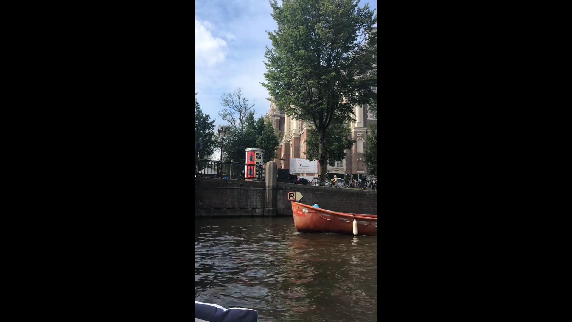 Boat ride in Amsterdam