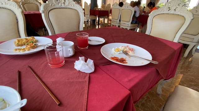 Breakfast lets try the noodle soup 