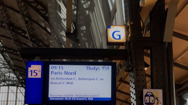 On our way to Paris