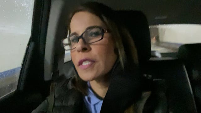 In the Uber to the airport