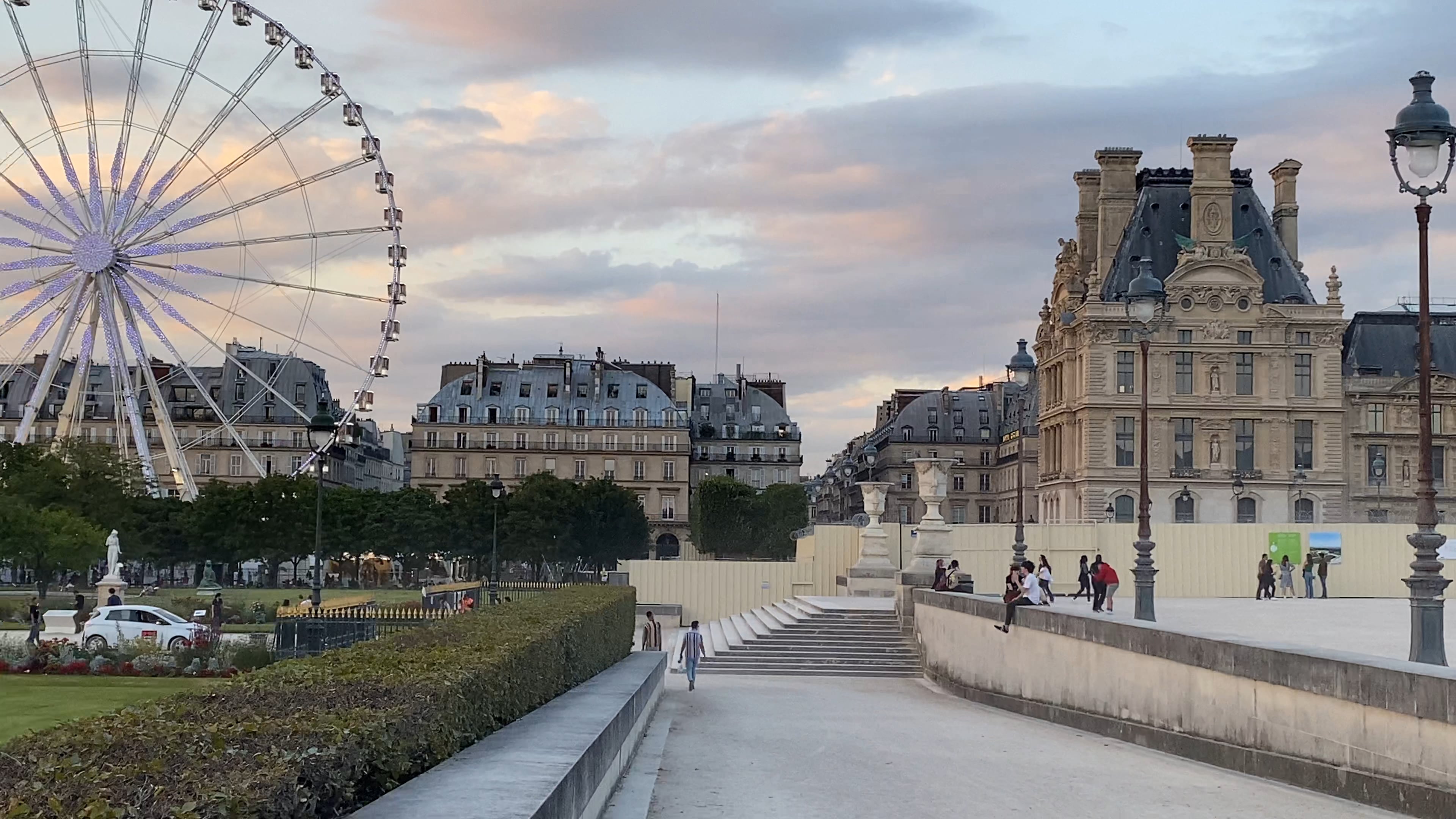 Sunset in Paris