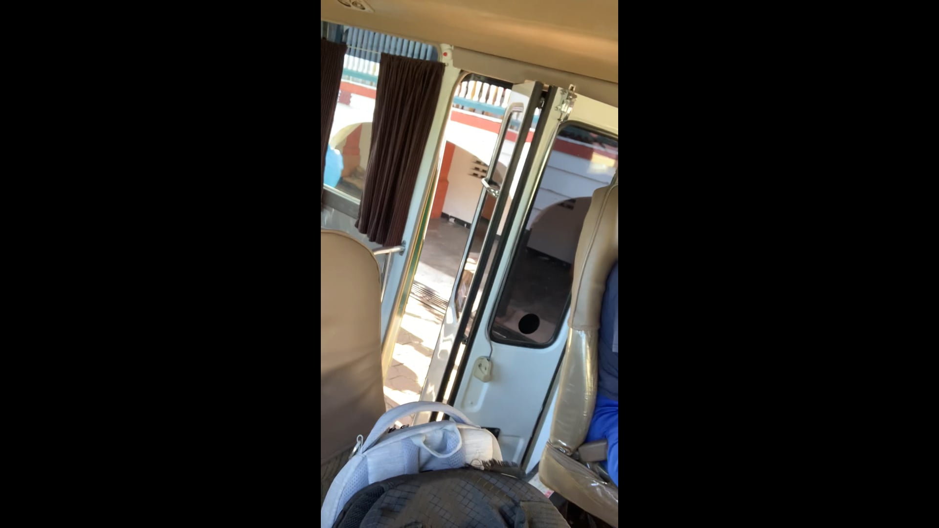 In the bus on our way to Atjoni