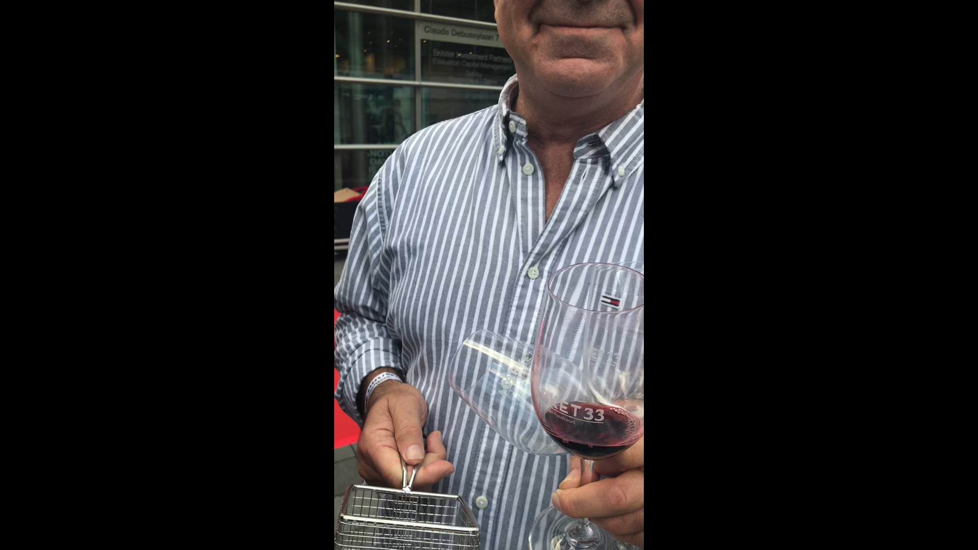 In Amsterdam at the fashion show