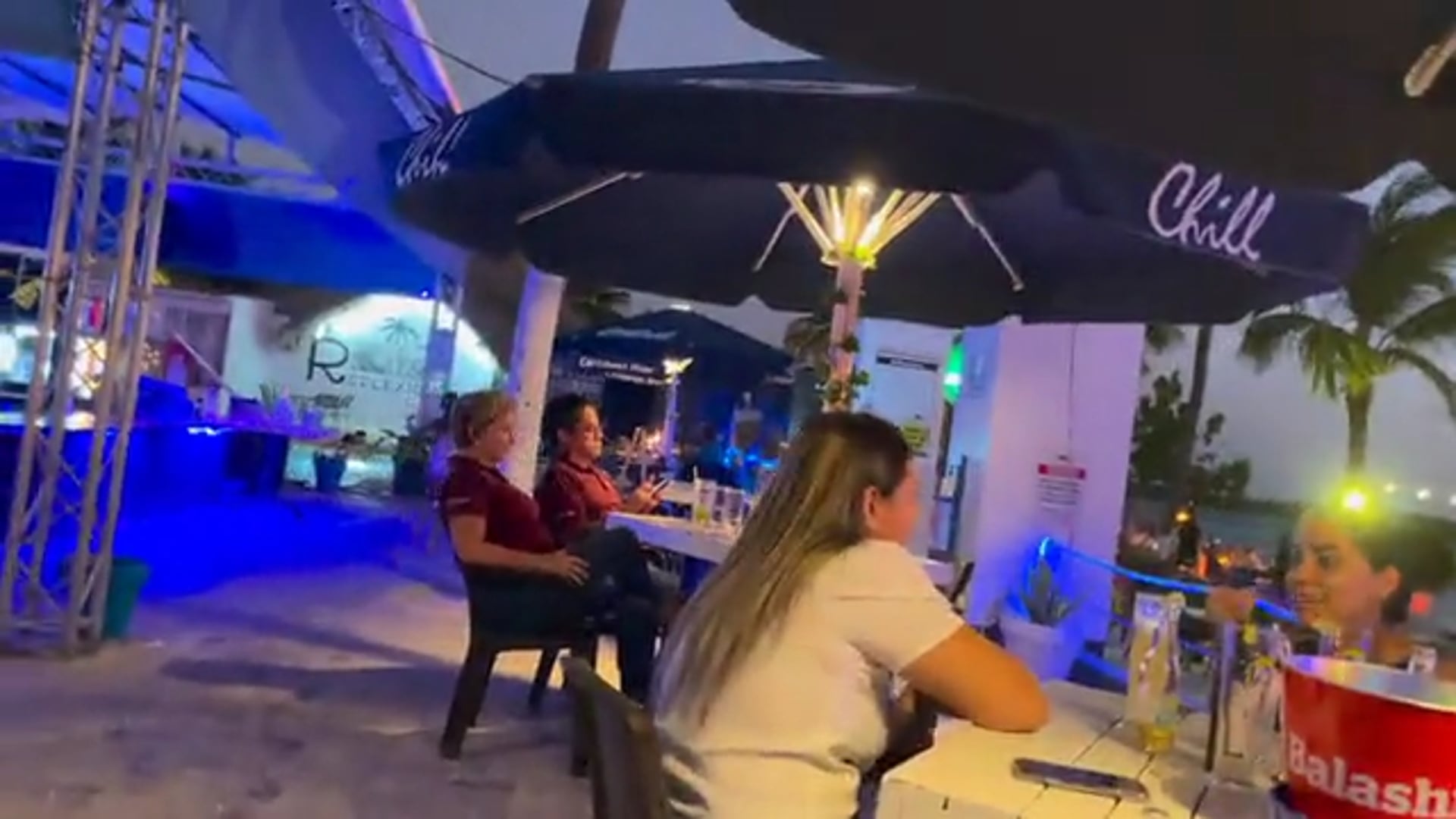 Sunset at Nikki beach