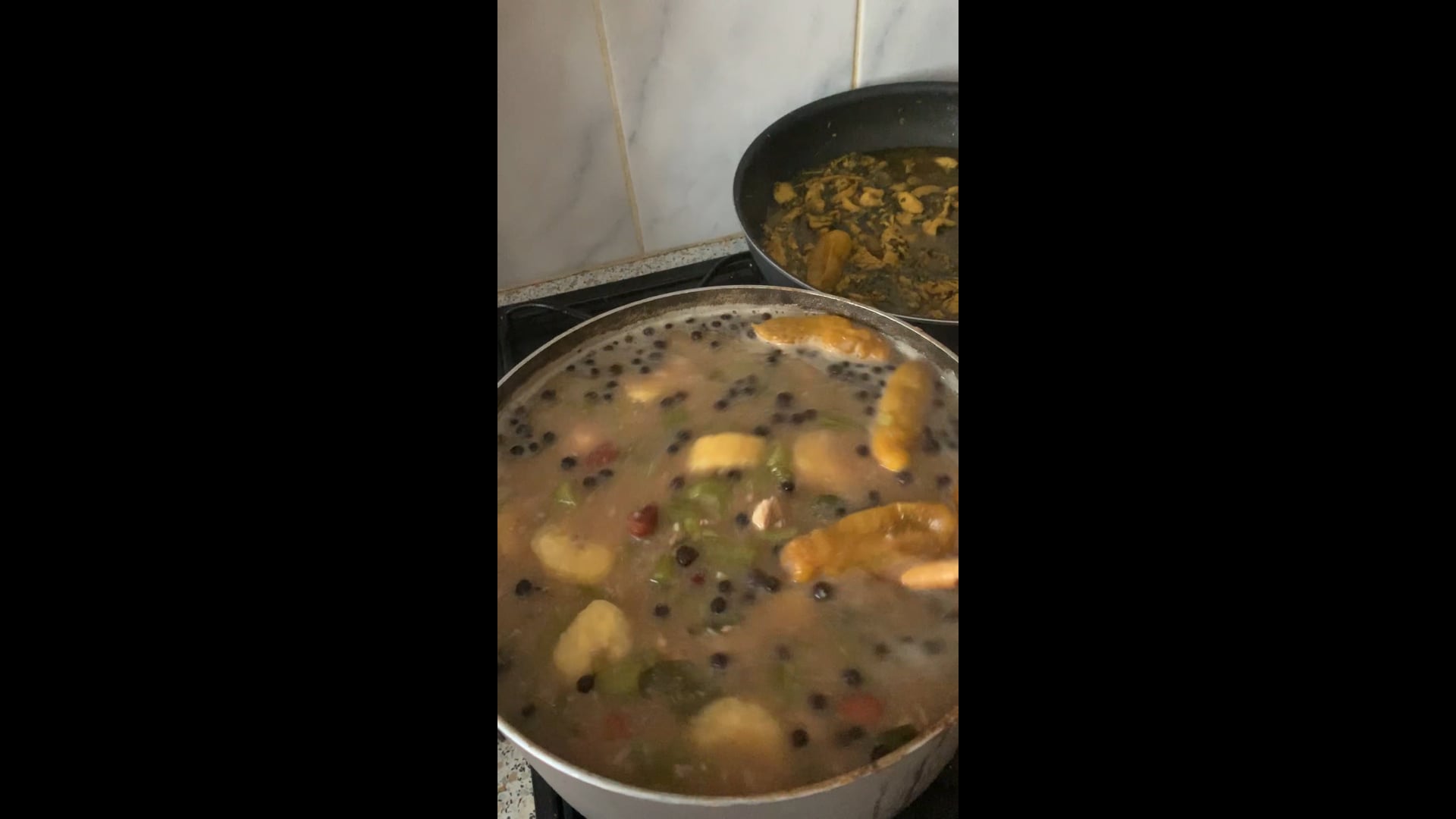 Brown bean soup