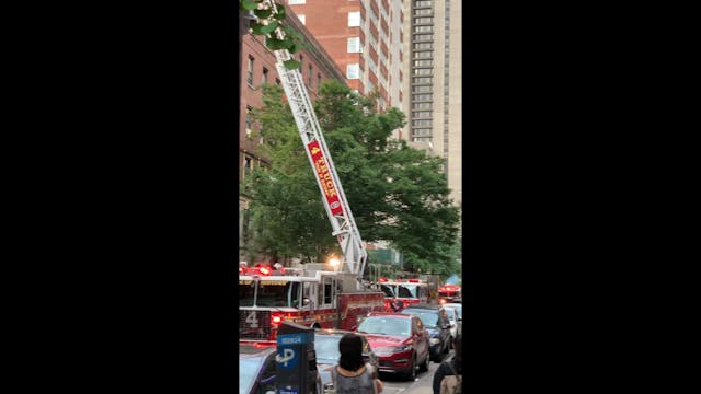 Fire in the city