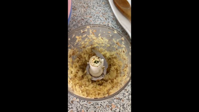 Chopped ginger