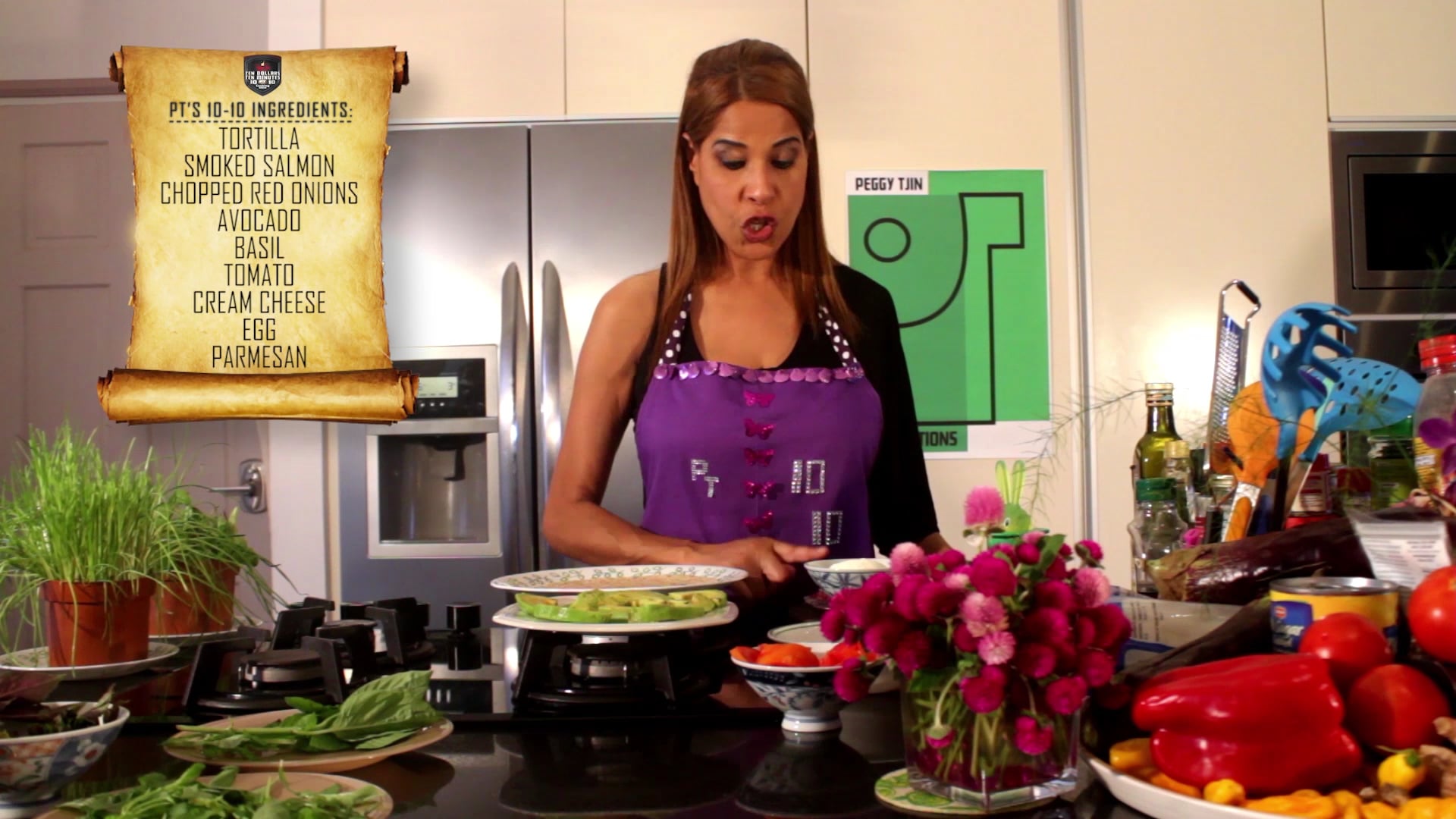 Peggy’s Salmon Tortilla Wraps (Cold Dish)