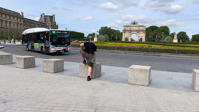 Hubby in Paris, France
