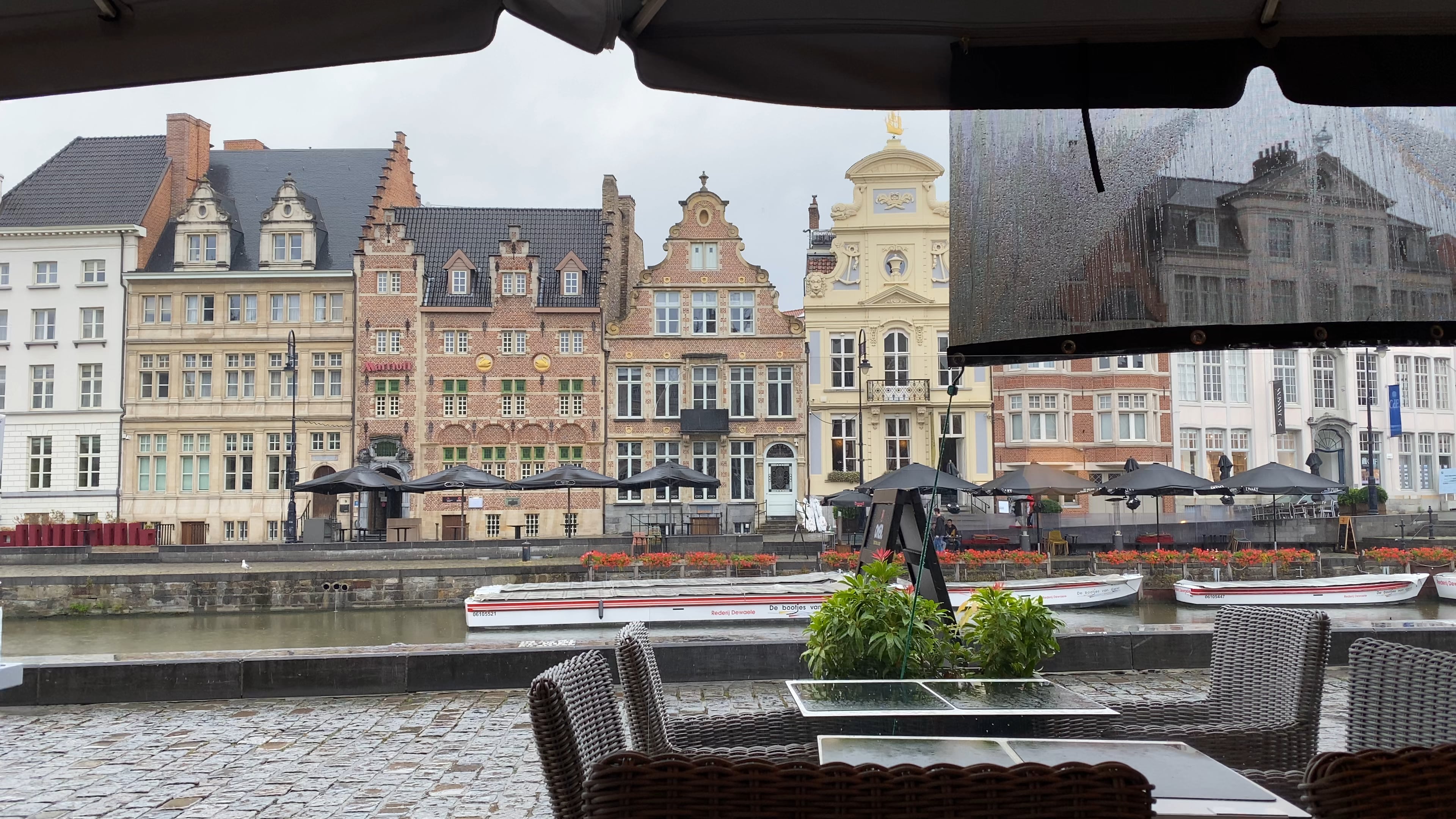 Gent on the  side of the water