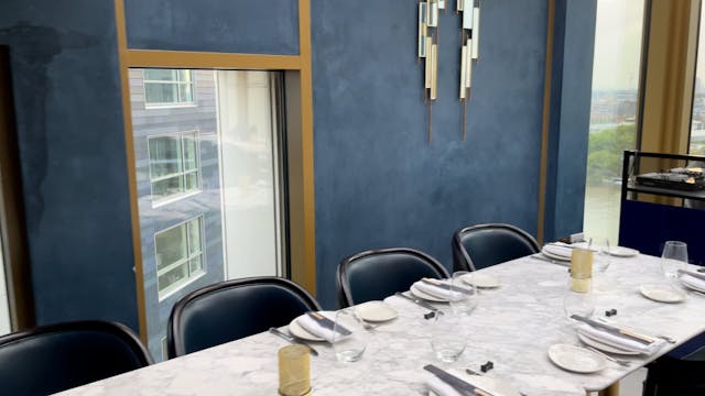 Rooftop restaurant in London