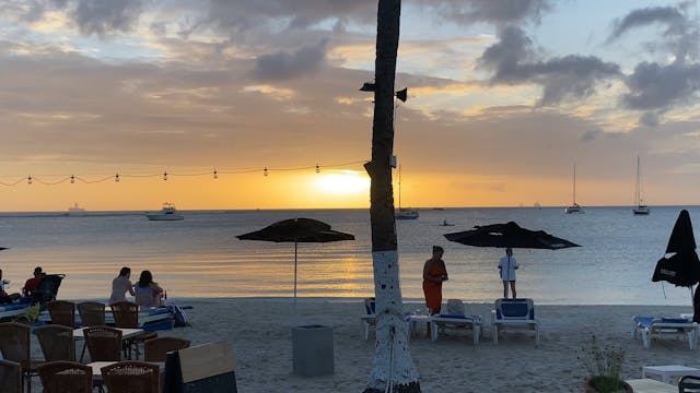 Sunset at Nikki beach