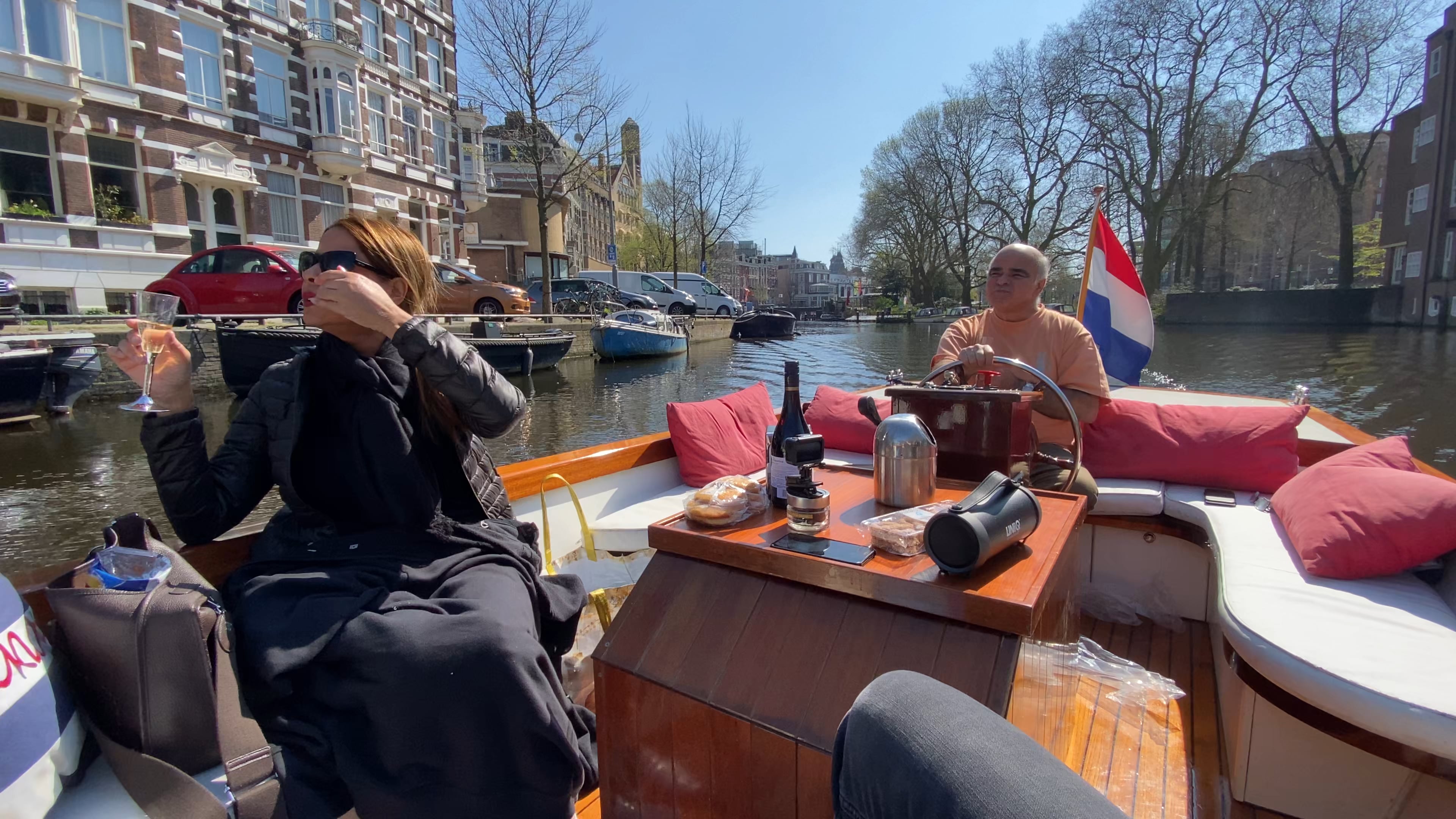 Boat ride in Amsterdam