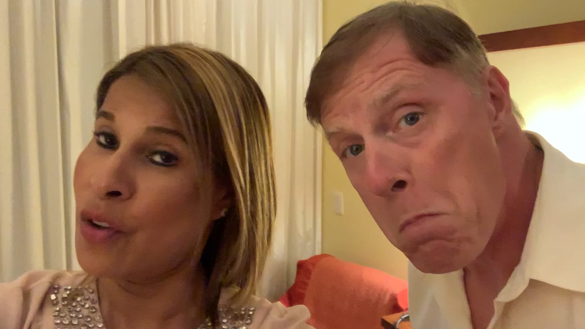 With hubby getting ready