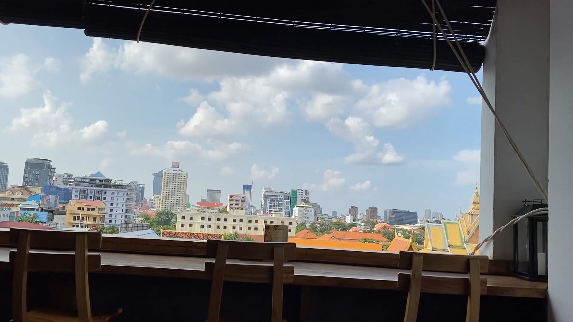 View from the rooftop of my hotel