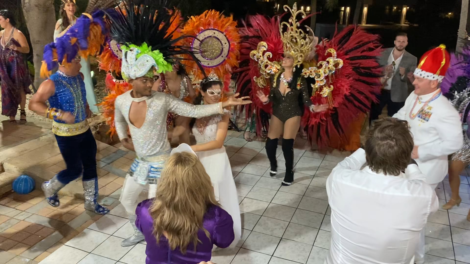 Dancing at the wedding