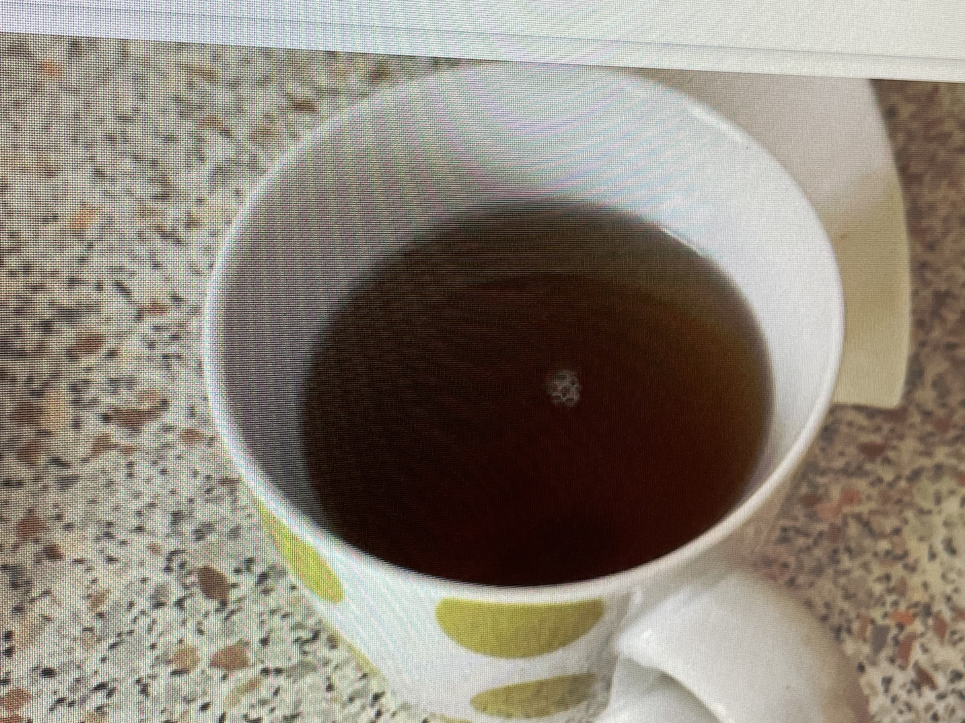 Mint tea with leaves from my garden