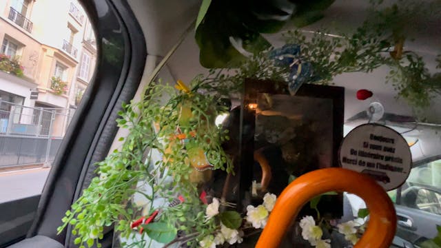 Weird taxi in Paris, France