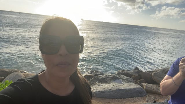 Sunset with hubby