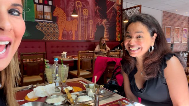 Lunch with Deborah after so many years