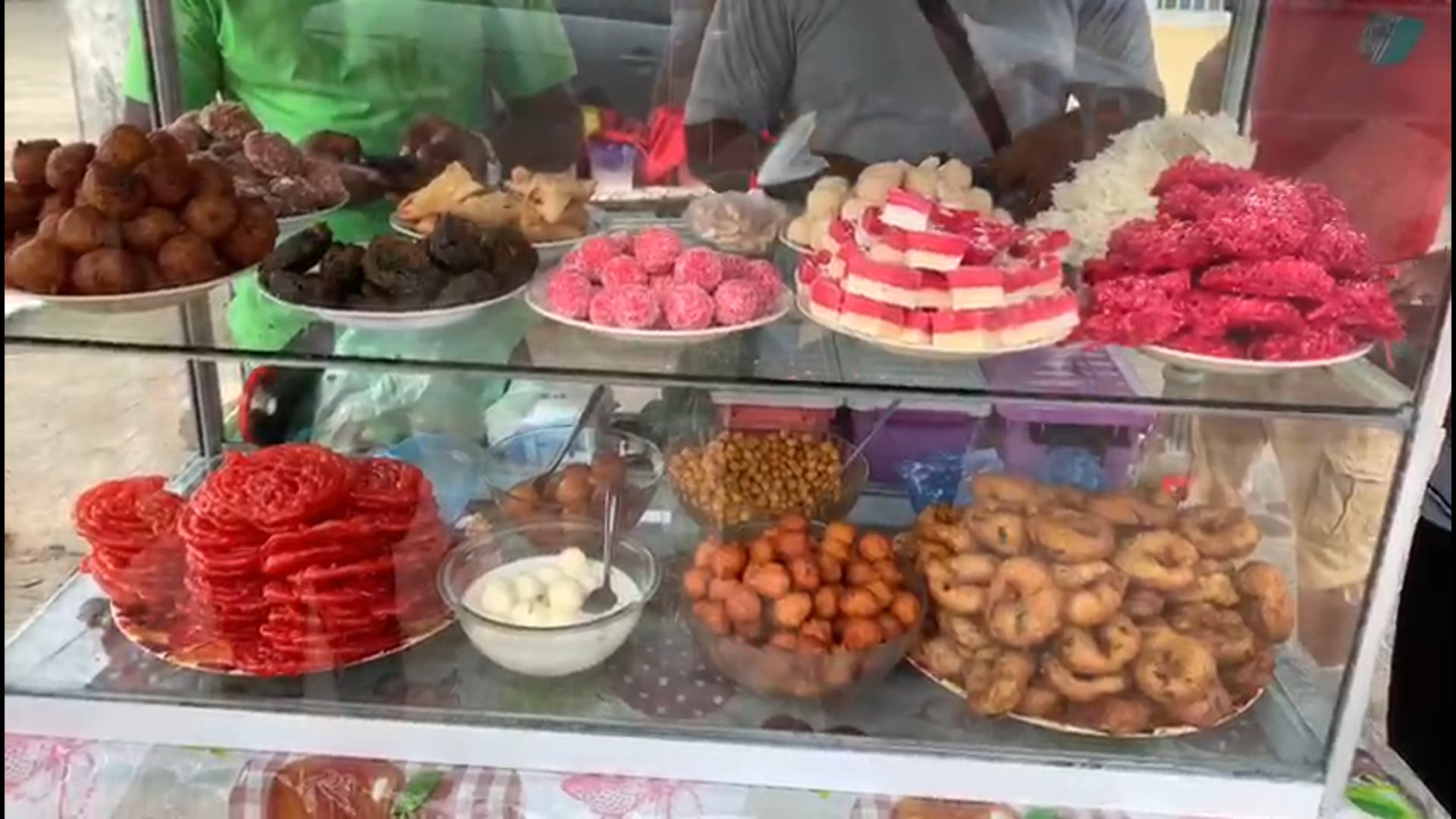 Stella stops for another stand along the road in Suriname