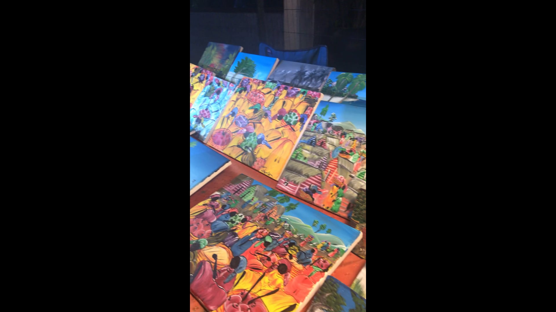 Lots of artist in Sint Nicolas