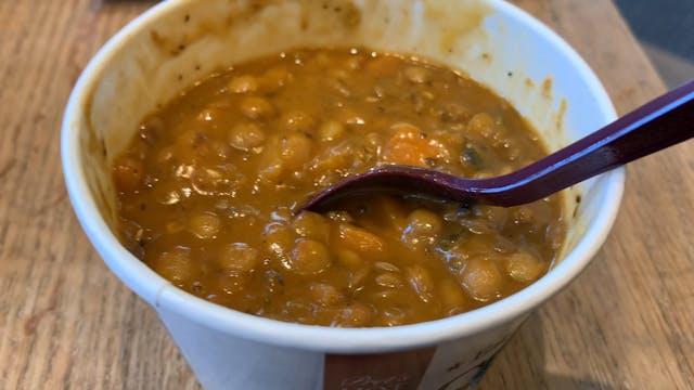Moroccan lentil soup