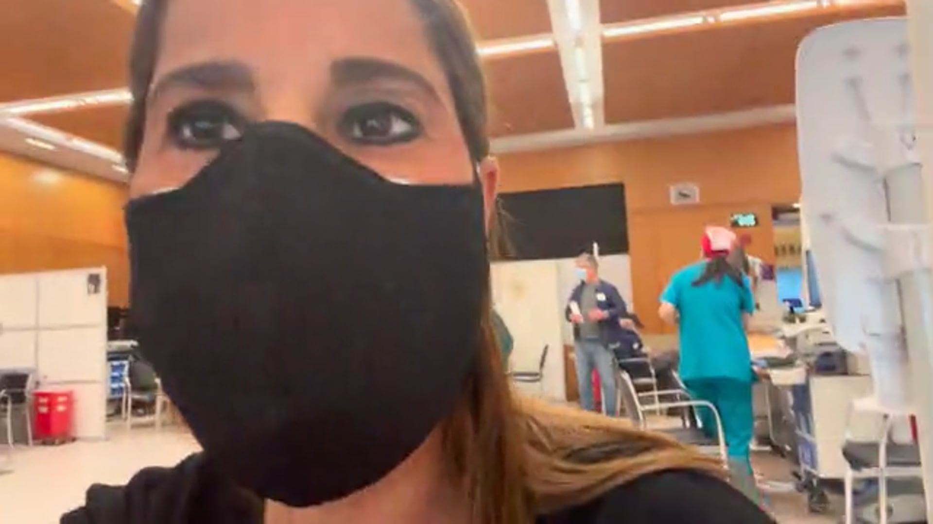 1st Covid vaccine shot