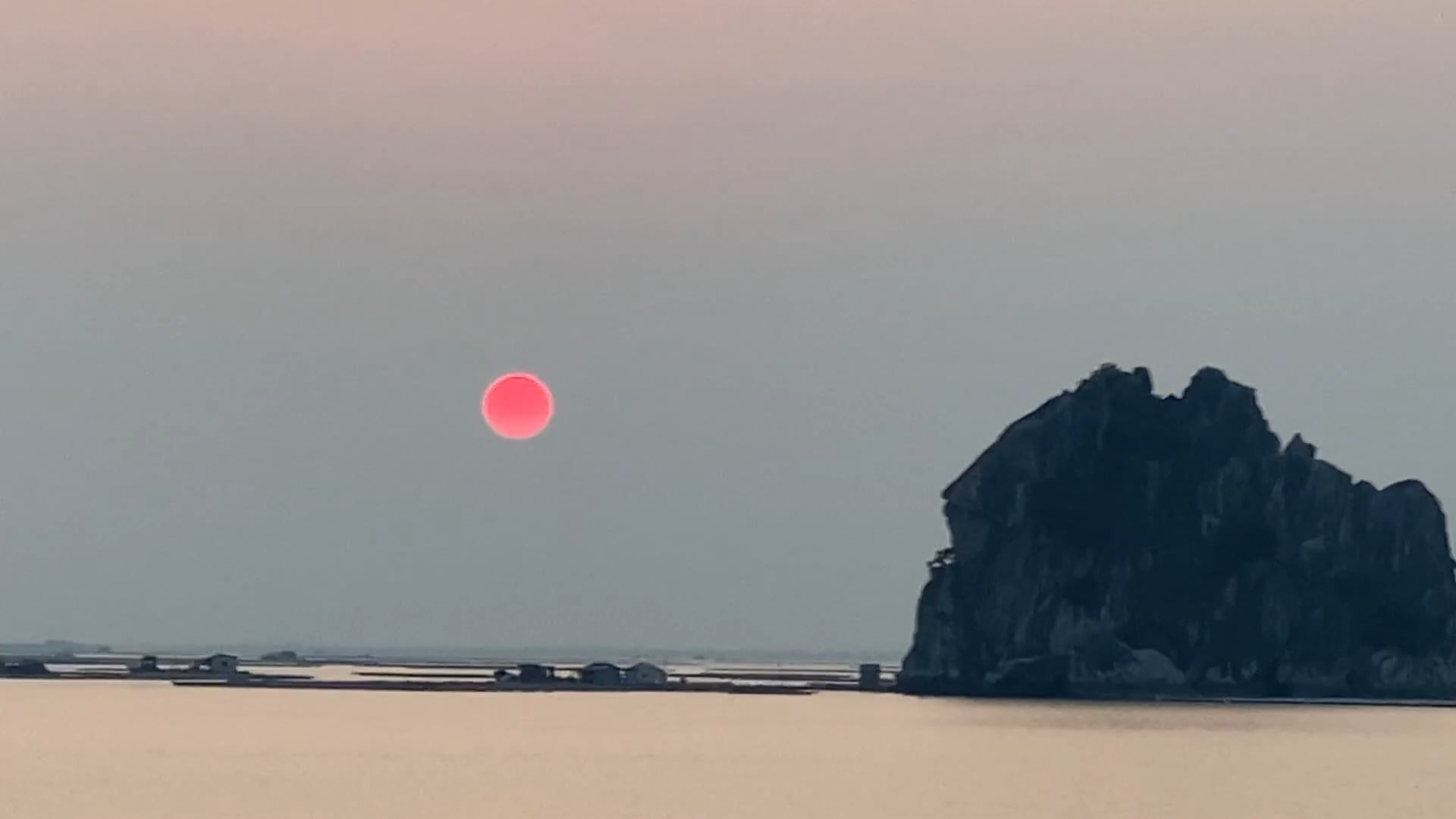 Sunset at Halang bai