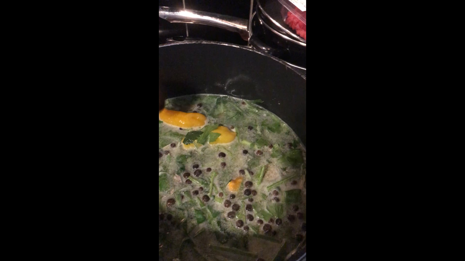 Soup never on a high flame