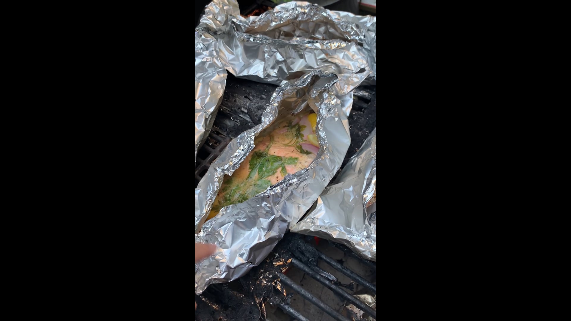 Salmon in a Aluminum foil
