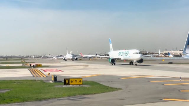On the tarmac