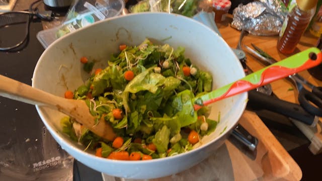 Cooking at Rachel