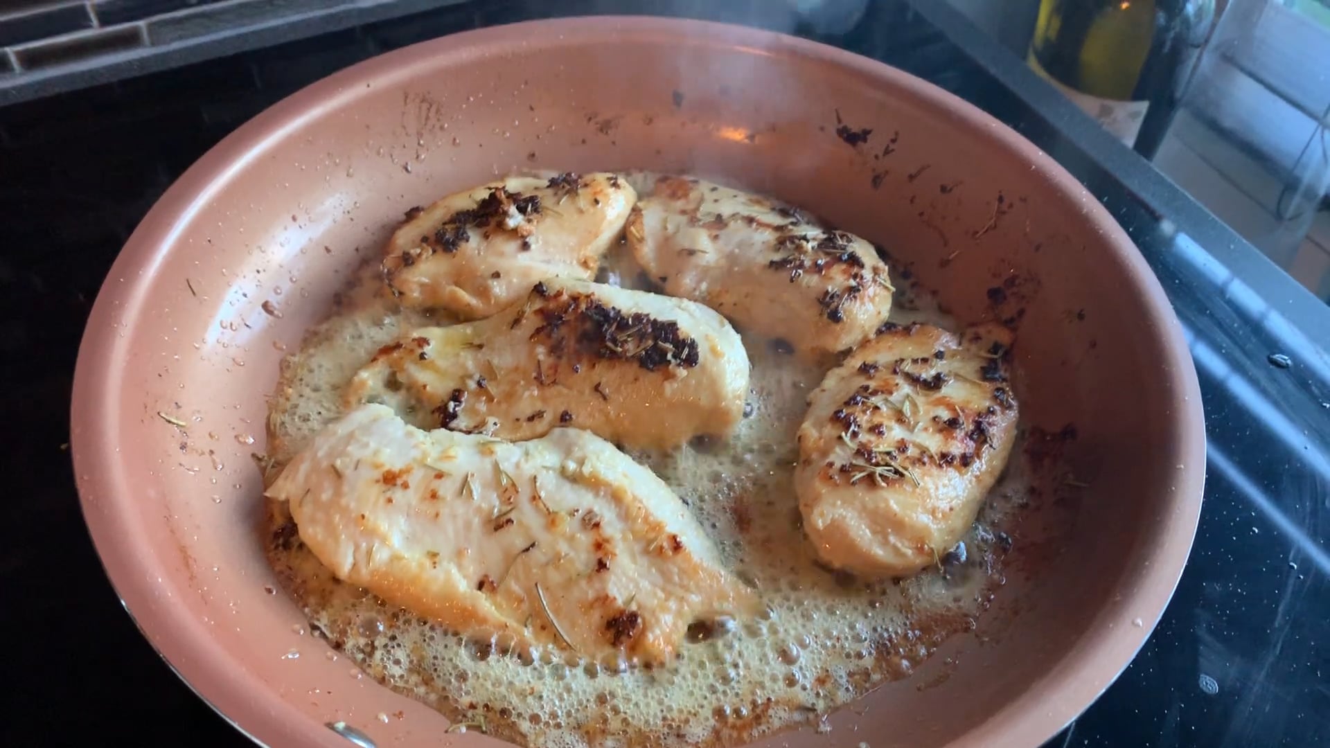 The chicken is ready