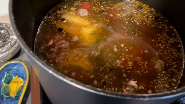 Yucca soup