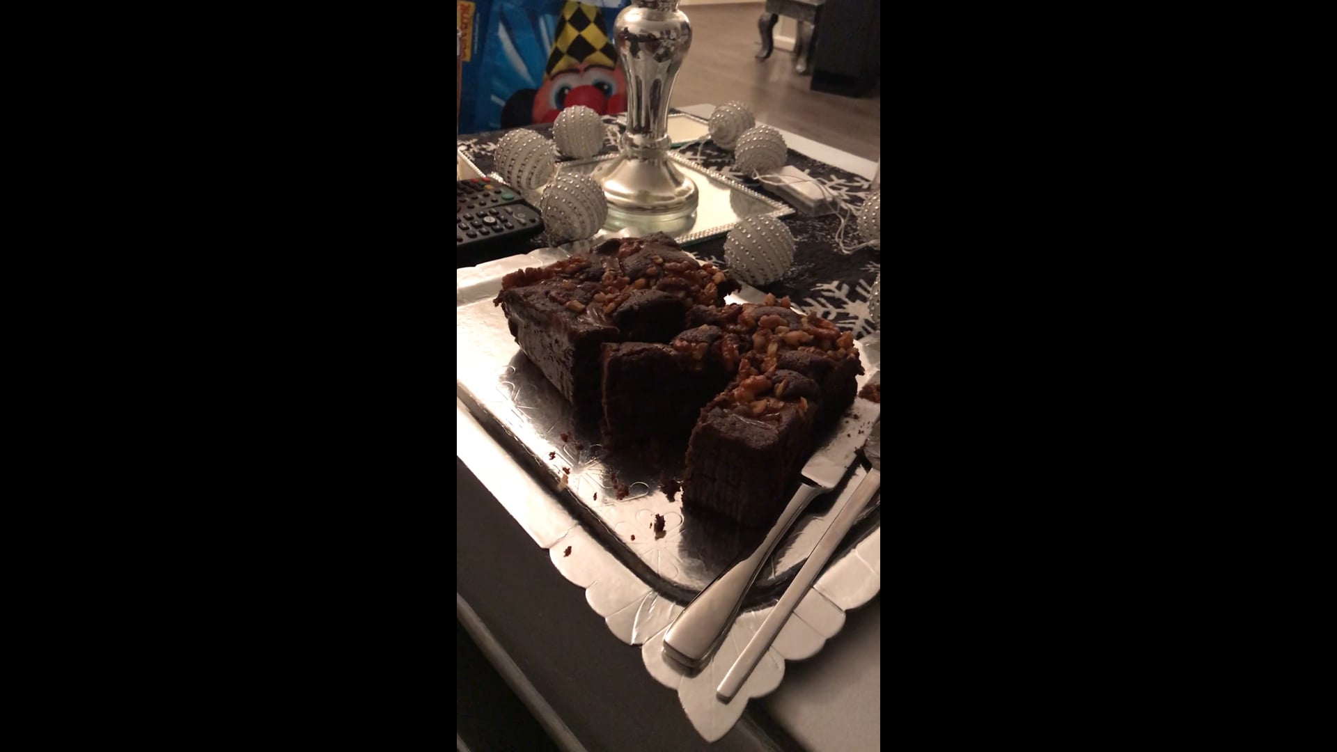 Holy cow we bought the brownie cake