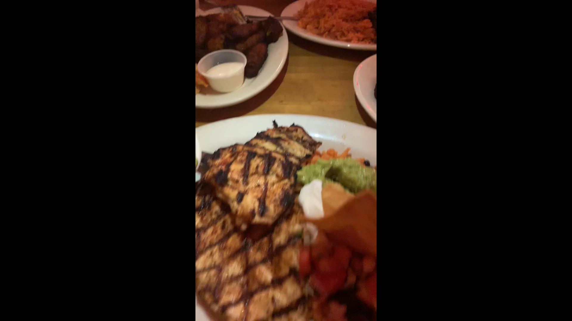 Grilled Chicken with black beans