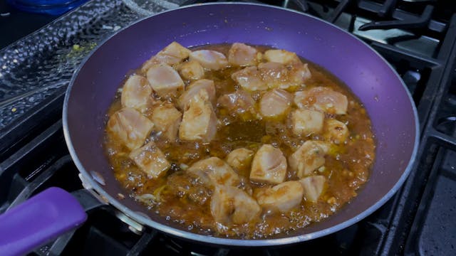 Mahi Mahi with baby spinach