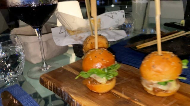 Sliders at Brutto in aruba