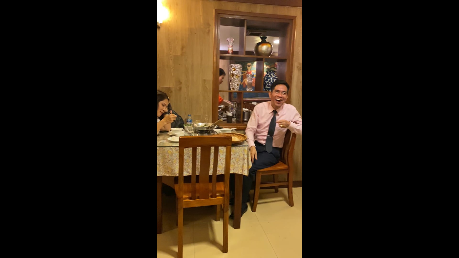 With Andre in A great Hanoi restaurant