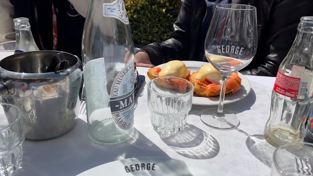 George for Easter brunch, Amsterdam, ...