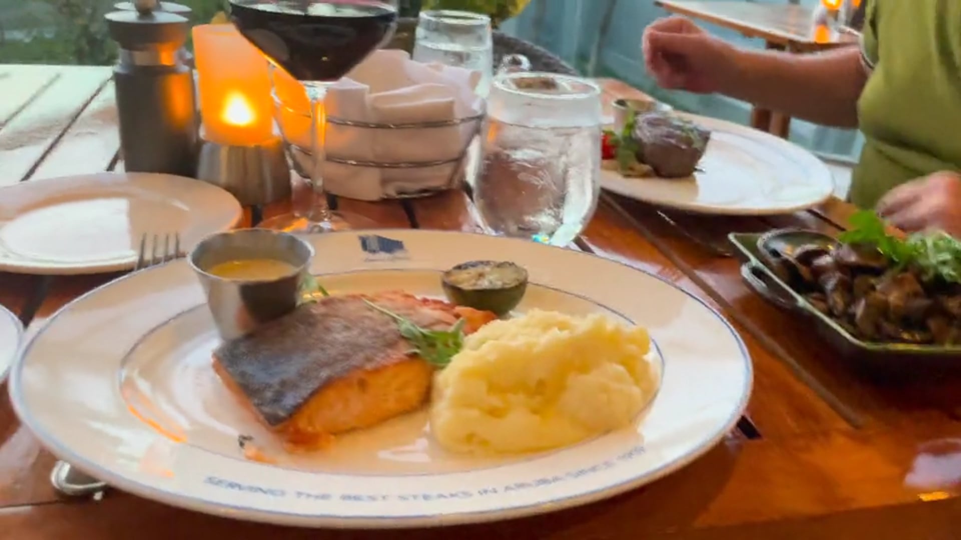 Sunset grill @ hubby's bday