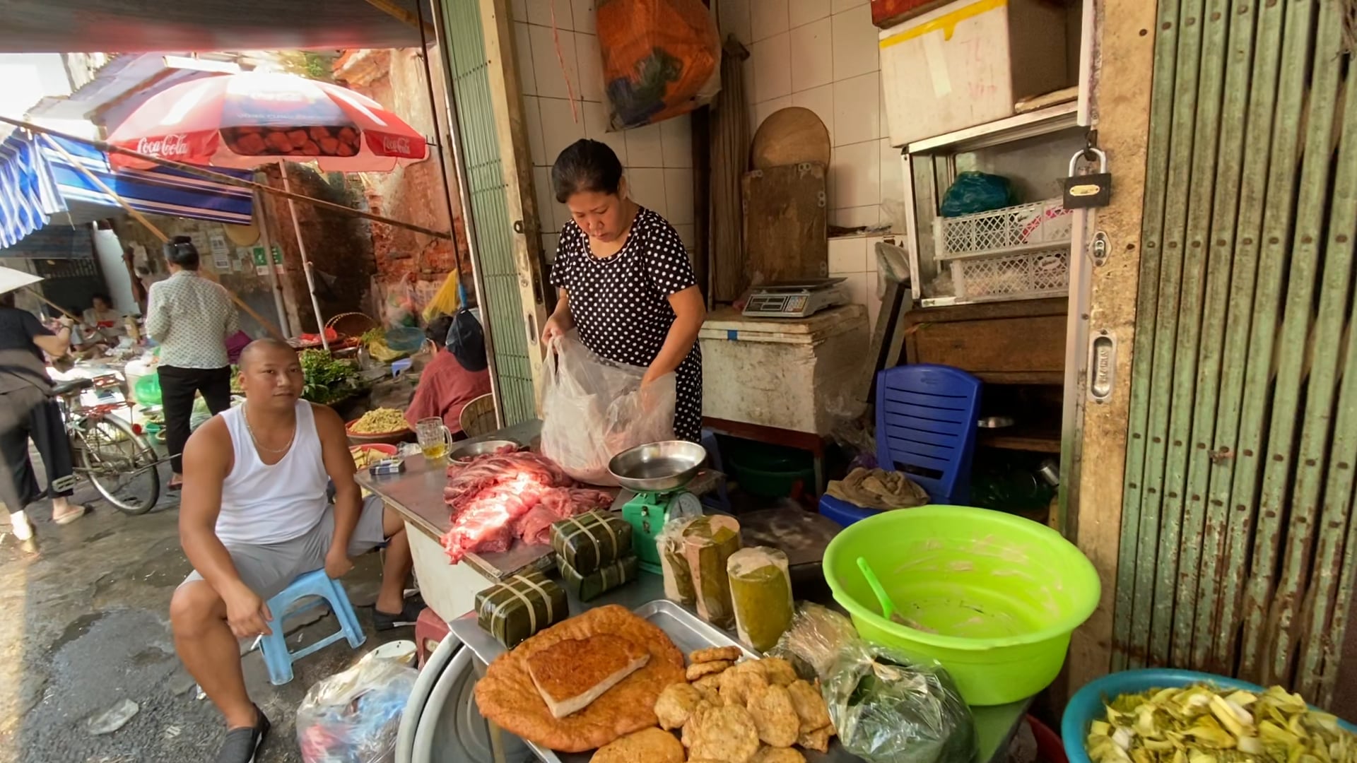 Street market in Hanoi