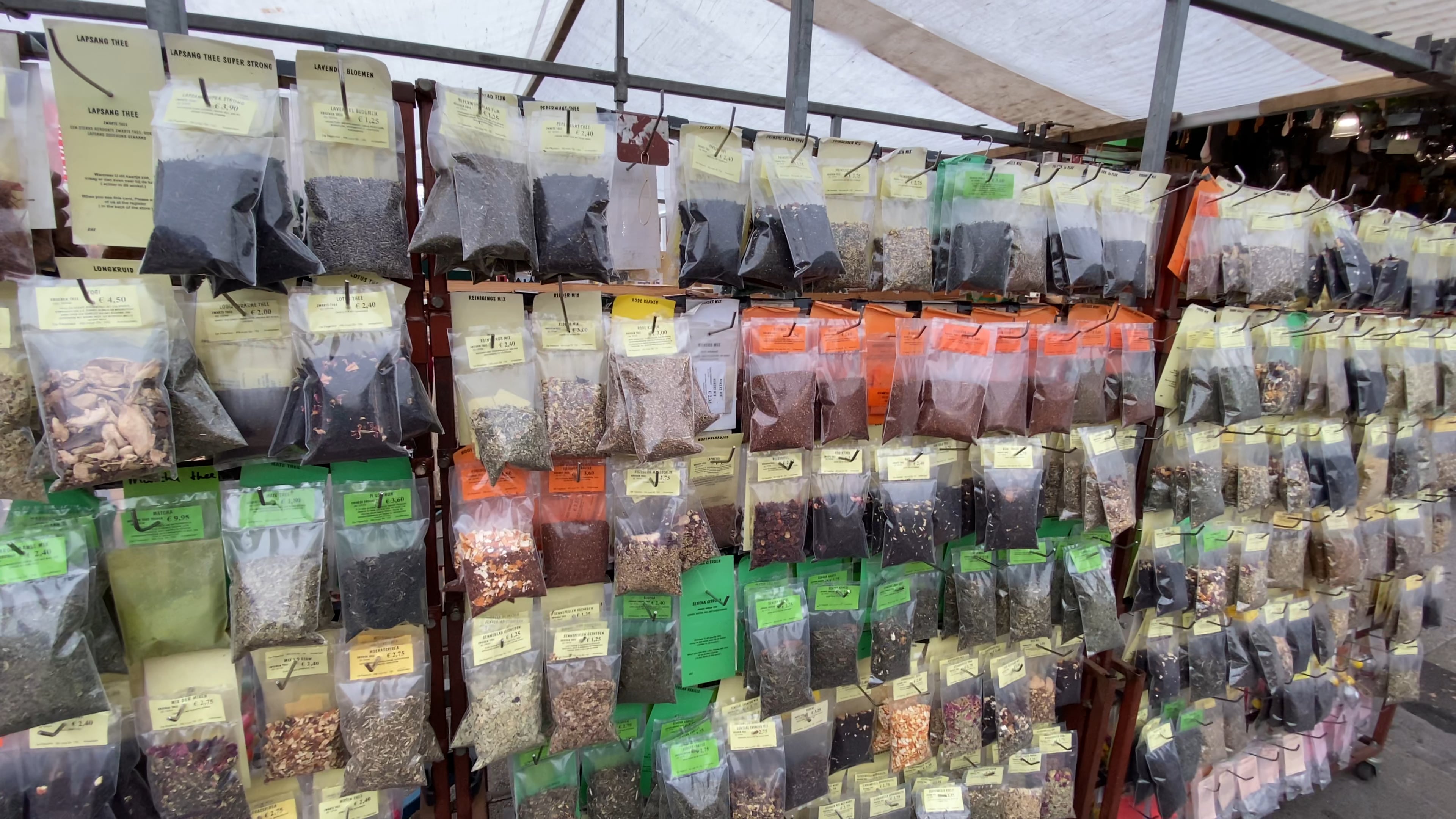 On the market in Amsterdam