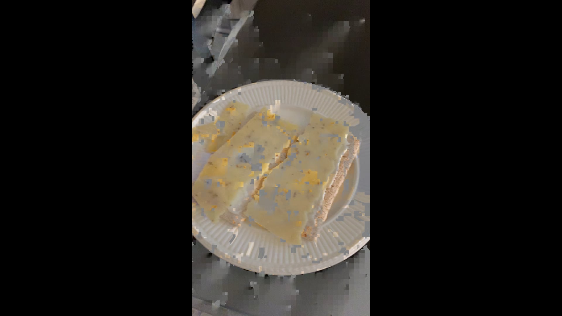 I love cheese on a cracker