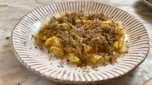 Pasta with truffle Chiltern Firehouse...