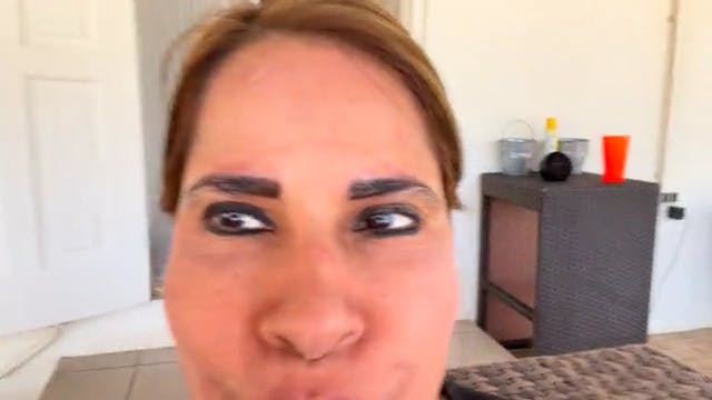 I did my eye brows