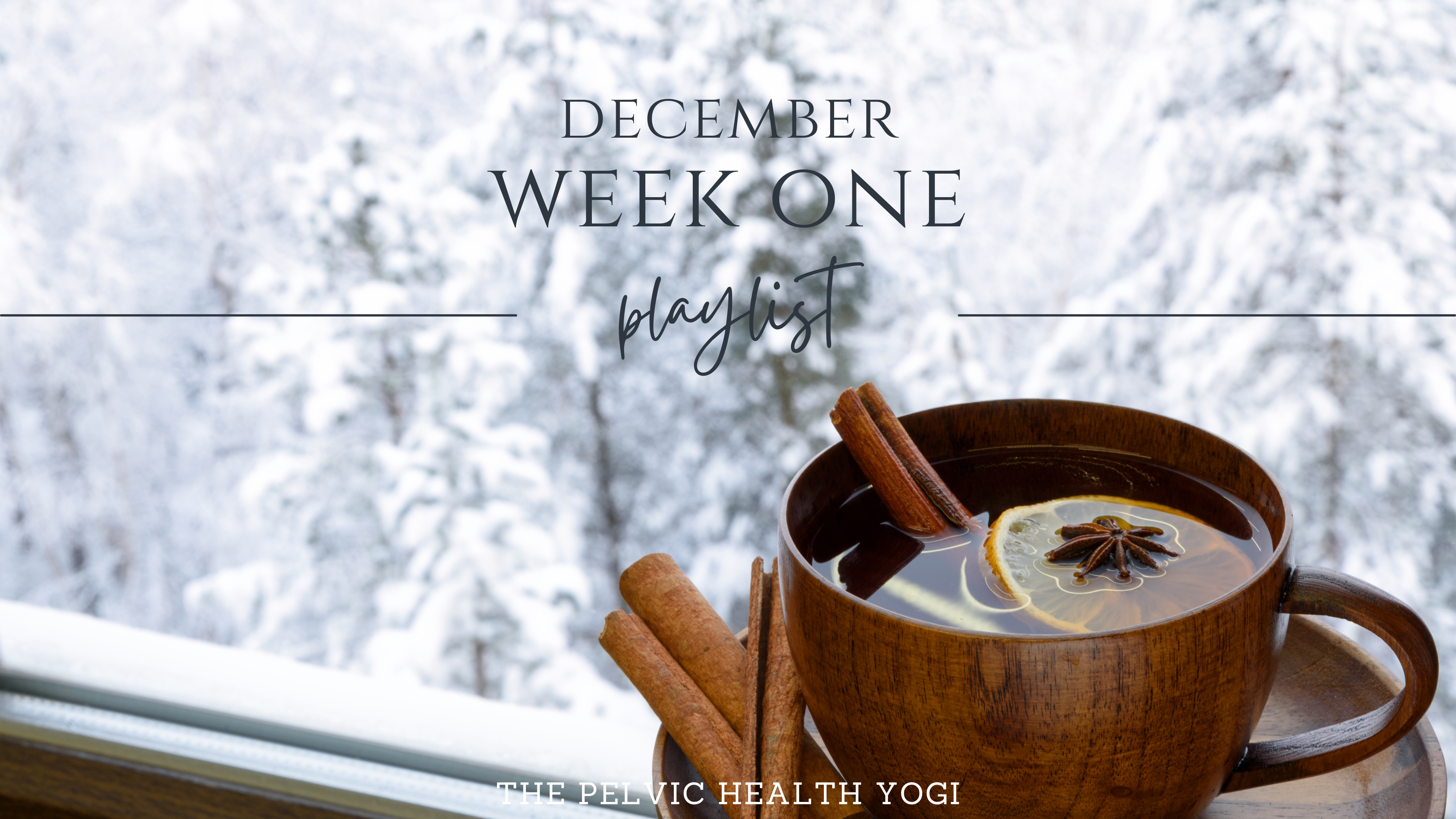 December Schedule: Week One