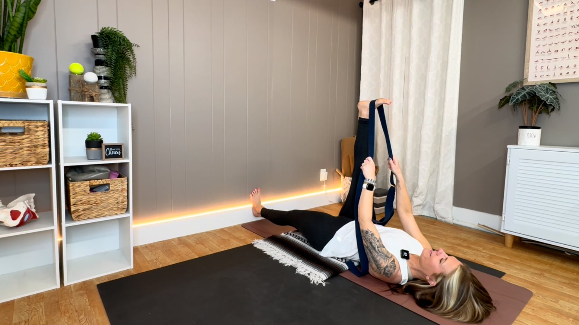 Wall-Asana for Hypertonic Pelvic Floor